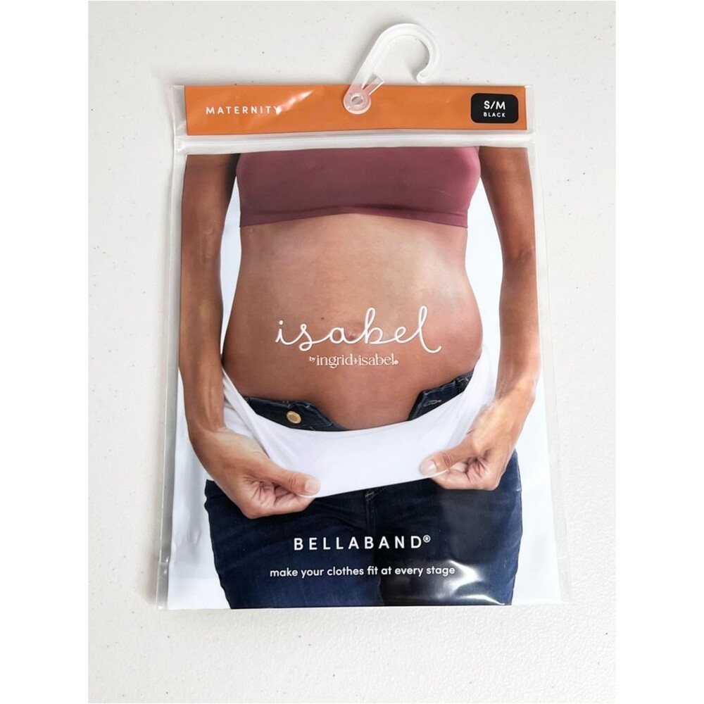 NEW Isabel by Ingrid + Isabel Maternity Bellaband Black Support Band S/M